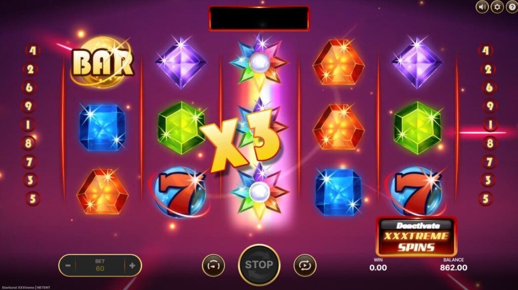 Starburst XXXtreme juego
