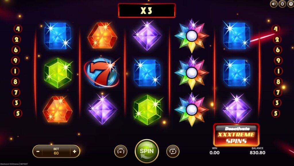Starburst XXXtreme online